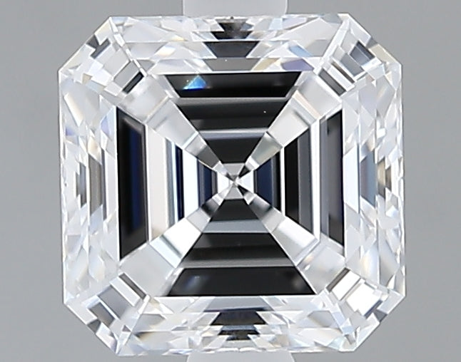 Lab-Grown 1.30 Carat Asscher Cut Diamond color D Clarity VVS2 With GIA Certificate, precious stones, engagement diamonds