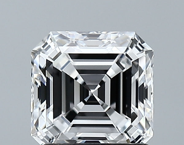 Lab-Grown 1.50 Carat Asscher Cut Diamond color D Clarity VS2 With GIA Certificate, precious stones, engagement diamonds