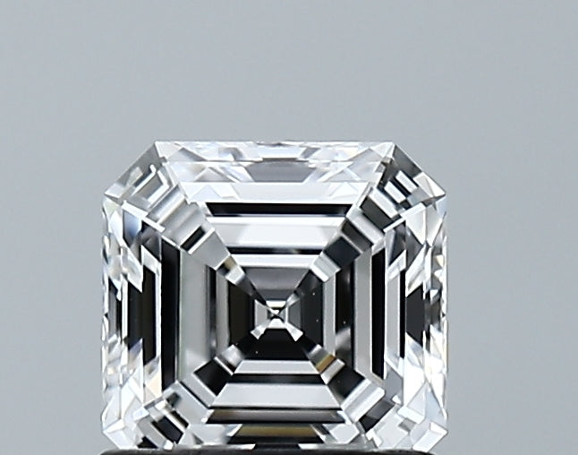 Lab-Grown 1.01 Carat Asscher Cut Diamond color D Clarity VS1 With GIA Certificate, precious stones, engagement diamonds