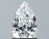 Lab-Grown 1.03 Carat Pear Shape Diamond color D Clarity VVS2, precious stones, engagement diamonds