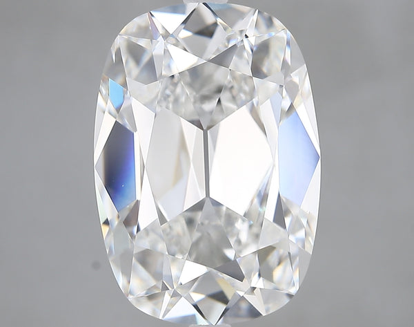 Lab-Grown 7.08 Carat Antique Cushion Cut Diamond color E Clarity VVS2, precious stones, engagement diamonds