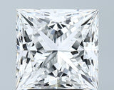 Lab-Grown 3.44 Carat Princess Cut Diamond color D Clarity VVS2 With GIA Certificate, precious stones, engagement diamonds