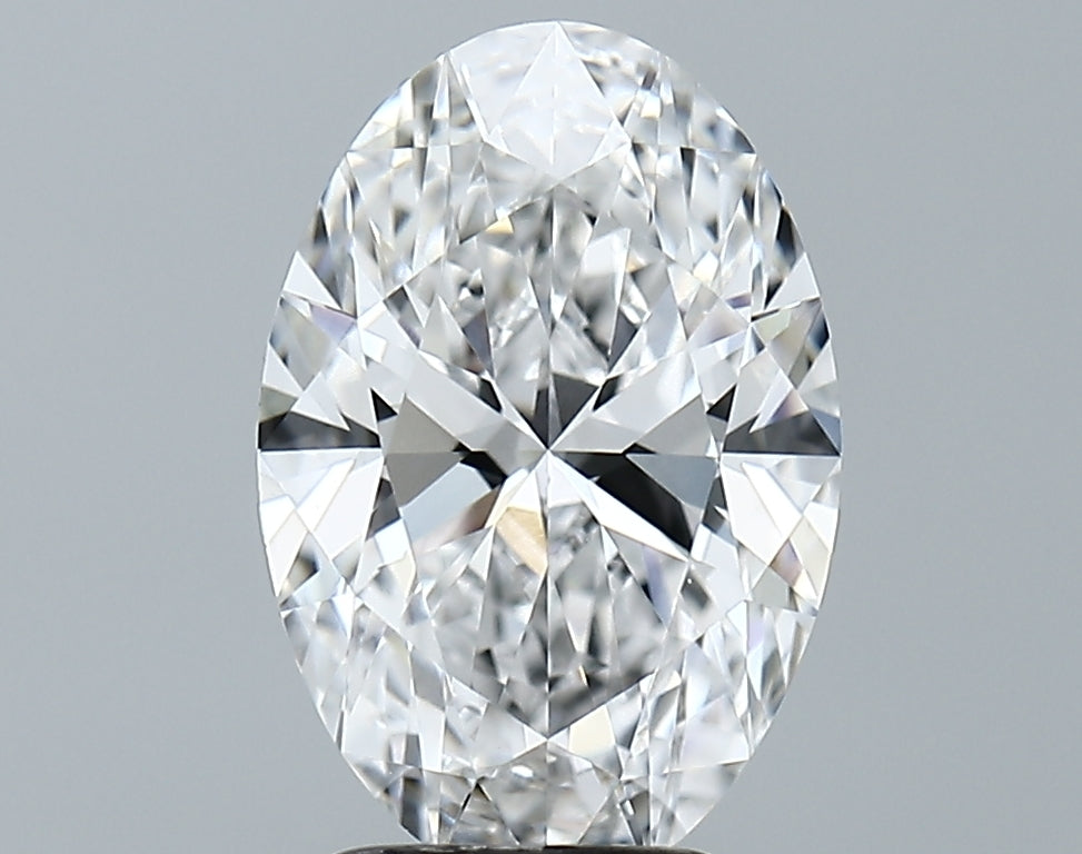 Lab-Grown 2.76 Carat Oval Shape Diamond color E Clarity VVS2 With GIA Certificate, precious stones, engagement diamonds