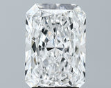 Lab-Grown 2.87 Carat Radiant Cut Diamond color E Clarity VS1 With GIA Certificate, precious stones, engagement diamonds