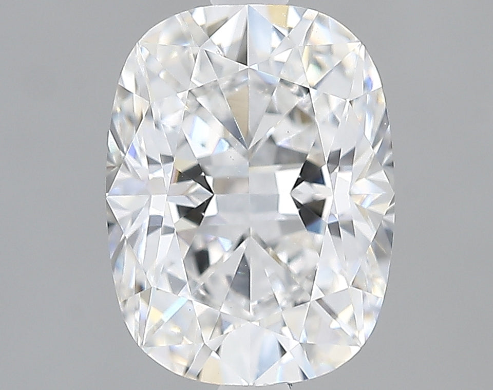 Lab-Grown 2.36 Carat Cushion Brilliant Diamond color D Clarity VVS2, precious stones, engagement diamonds