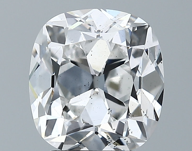 Lab-Grown 3.36 Carat Antique Cushion Cut Diamond color E Clarity SI1 With GIA Certificate, precious stones, engagement diamonds