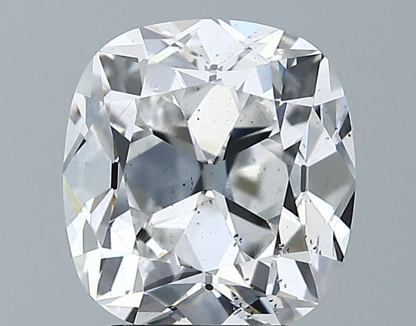 Lab-Grown 3.36 Carat Antique Cushion Cut Diamond color E Clarity SI1 With GIA Certificate, precious stones, engagement diamonds