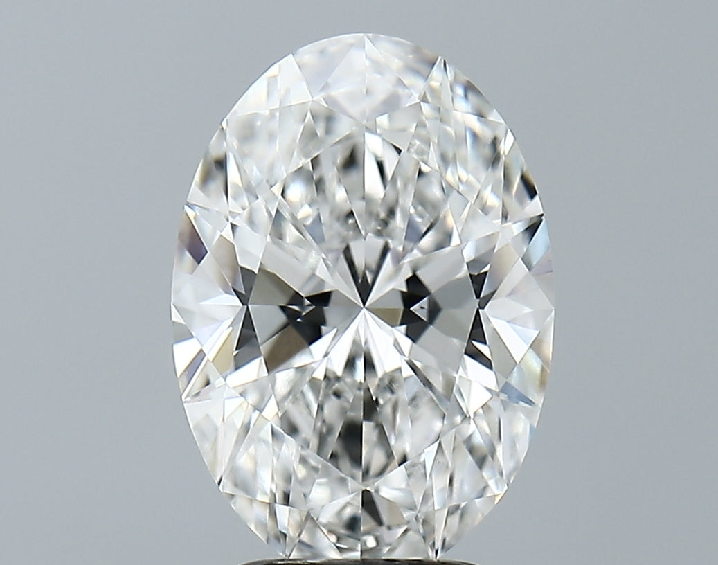 Lab-Grown 3.08 Carat Oval Shape Diamond color E Clarity VS1, precious stones, engagement diamonds