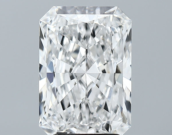 Lab-Grown 3.73 Carat Radiant Cut Diamond color E Clarity VS1 With GIA Certificate, precious stones, engagement diamonds