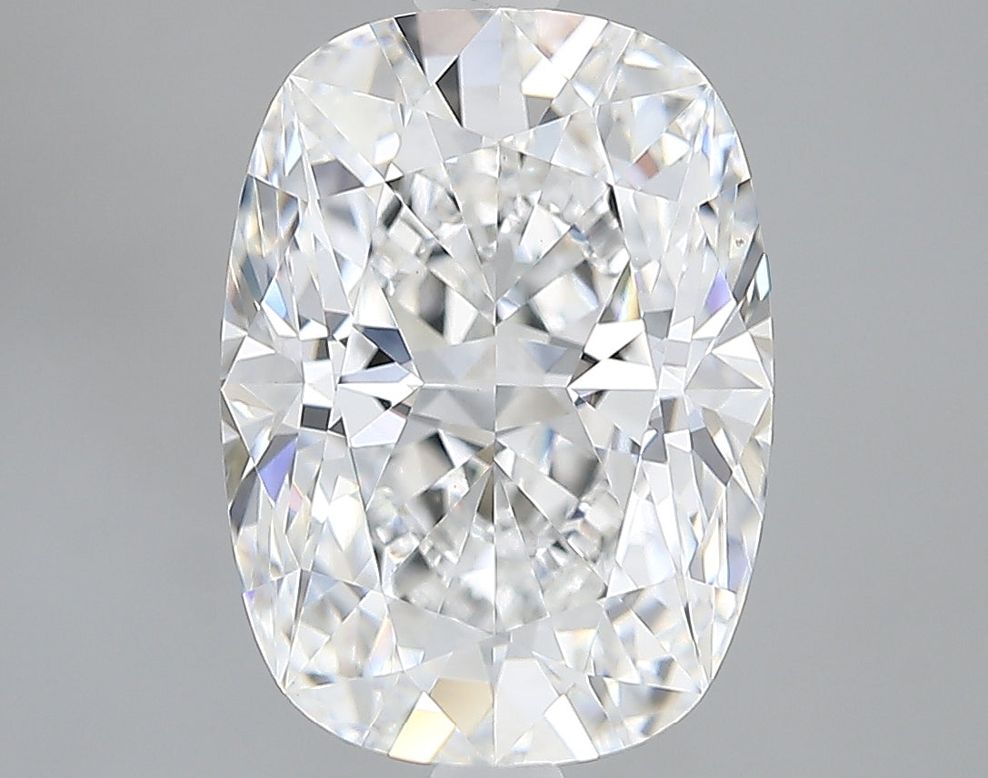 Lab-Grown 3.08 Carat Cushion Brilliant Diamond color D Clarity VVS2, precious stones, engagement diamonds
