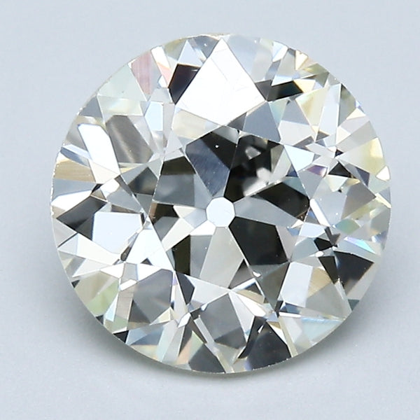 2.46 Carat Old European Cut Vintage Natural Mined Diamond L Color VS1 Clarity With GIA Certificate, natural diamonds, precious stones, engagement diamonds