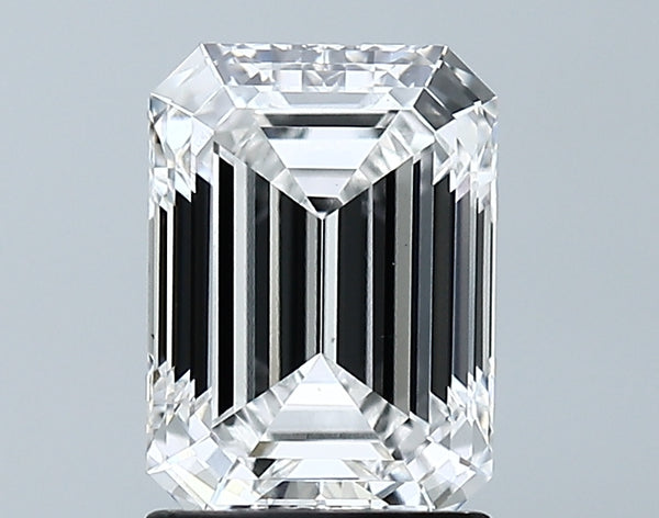 Lab-Grown 1.77 Carat Emerald Cut Diamond color F Clarity VS1 With GIA Certificate, precious stones, engagement diamonds