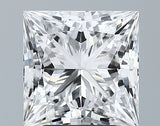 Lab-Grown 3.58 Carat Princess Cut Diamond color E Clarity VVS2, precious stones, engagement diamonds