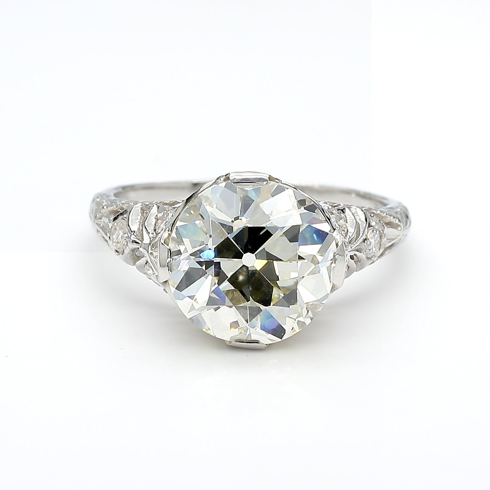 4.17 Carat Old European Cut Antique Natural Mined Diamond M Color SI1 Clarity With GIA Certificate, natural diamonds, precious stones, engagement diamonds