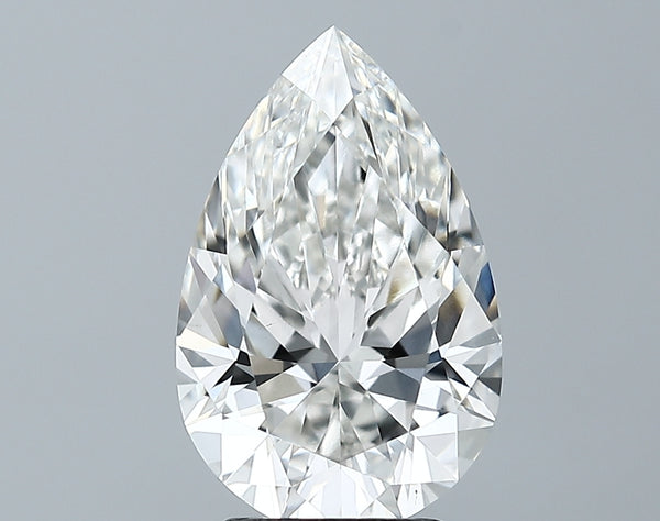 Lab-Grown 3.31 Carat Pear Shape Diamond color G Clarity VS1 With GIA Certificate, precious stones, engagement diamonds