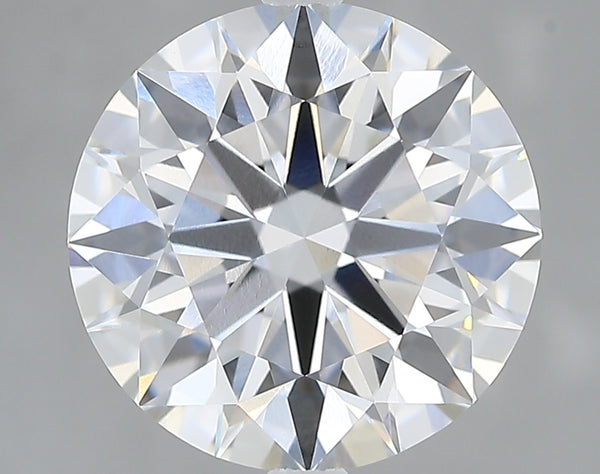 Lab-Grown 3.76 Carat Round Brilliant Diamond color E Clarity VVS2, precious stones, engagement diamonds
