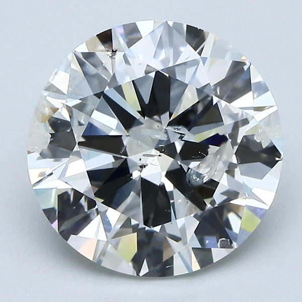 4.00 Carat Round Brilliant Natural Mined Diamond G Color I2 Clarity With GIA Certificate, natural diamonds, precious stones, engagement diamonds