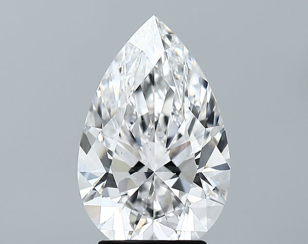 Lab-Grown 3.05 Carat Pear Shape Diamond color D Clarity VS2 With GIA Certificate, precious stones, engagement diamonds