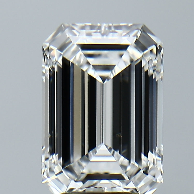 Lab-Grown 3.62 Carat Emerald Cut Diamond color E Clarity VVS2, precious stones, engagement diamonds