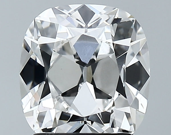 Lab-Grown 2.05 Carat Antique Cushion Cut Diamond color E Clarity VS1 With GIA Certificate, precious stones, engagement diamonds