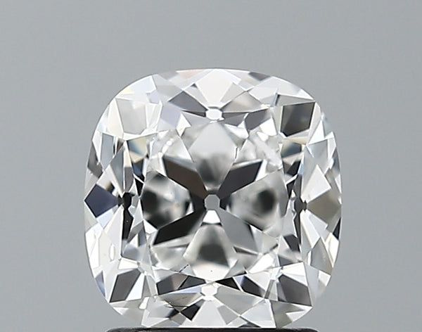 Lab-Grown 1.50 Carat Antique Cushion Cut Diamond color E Clarity SI1 With GIA Certificate, precious stones, engagement diamonds