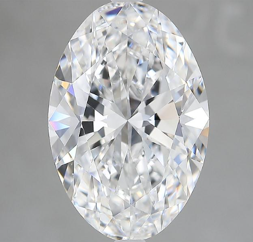 Lab-Grown 5.02 Carat Oval Shape Diamond color E Clarity VVS2 With GIA Certificate, precious stones, engagement diamonds
