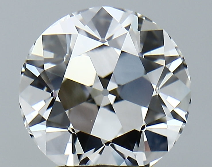 Lab-Grown 3.05 Carat Old European Cut Diamond color E Clarity VVS2, precious stones, engagement diamonds