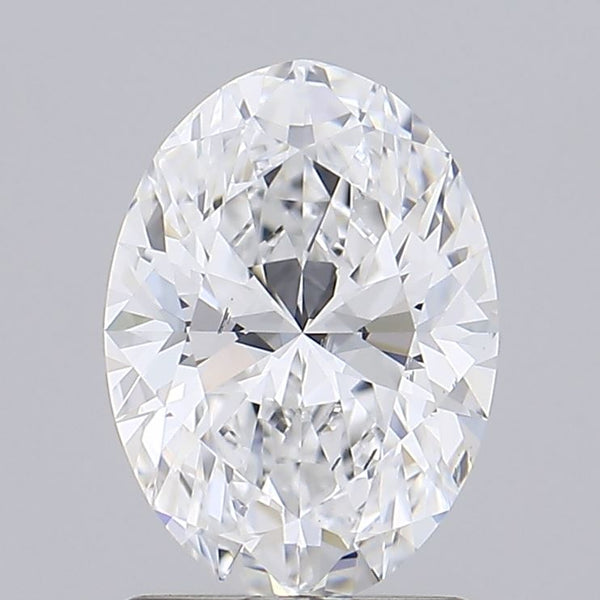 Lab-Grown 1.51 Carat Oval Shape Diamond color D Clarity SI1 With GIA Certificate, precious stones, engagement diamonds