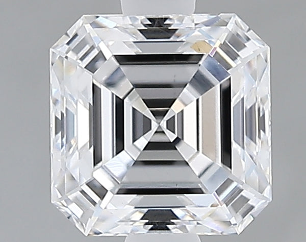 Lab-Grown 1.00 Carat Asscher Cut Diamond color D Clarity VS2 With GIA Certificate, precious stones, engagement diamonds