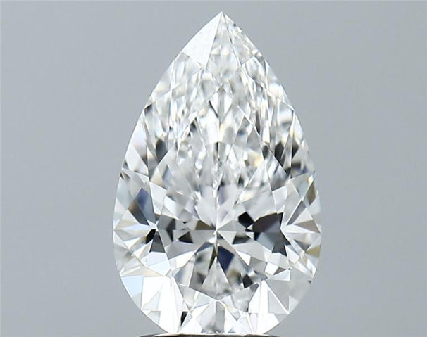 Lab-Grown 2.12 Carat Pear Shape Diamond color E Clarity VVS2, precious stones, engagement diamonds