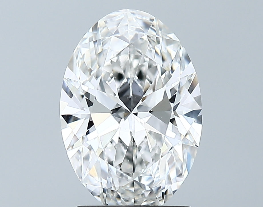 Lab-Grown 2.01 Carat Oval Shape Diamond color F Clarity VS1 With GIA Certificate, precious stones, engagement diamonds