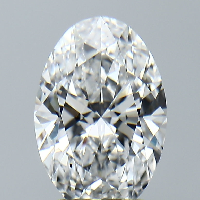 Lab-Grown 2.69 Carat Oval Shape Diamond color E Clarity VVS2, precious stones, engagement diamonds