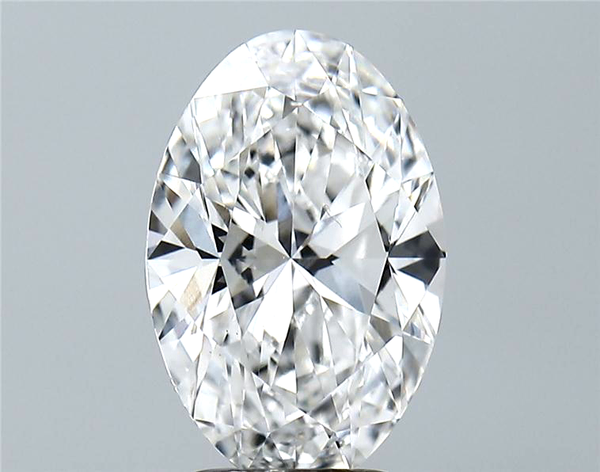Lab-Grown 2.74 Carat Oval Shape Diamond color E Clarity VS1 With GIA Certificate, precious stones, engagement diamonds