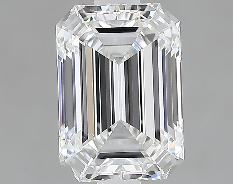 Lab-Grown 1.52 Carat Emerald Cut Diamond color E Clarity VVS1, precious stones, engagement diamonds