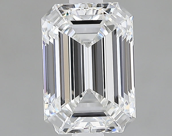 Lab-Grown 1.52 Carat Emerald Cut Diamond color E Clarity VVS1, precious stones, engagement diamonds