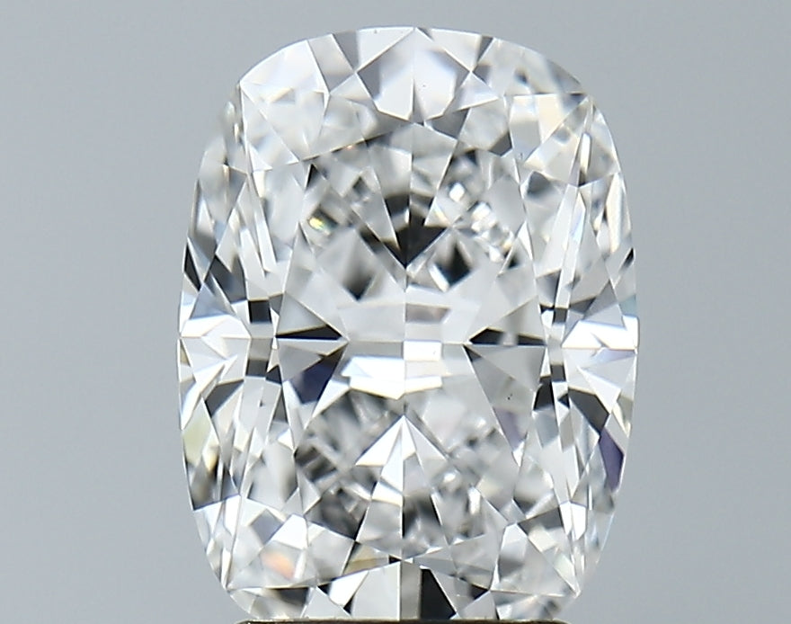 Lab-Grown 2.86 Carat Cushion Brilliant Diamond color E Clarity VVS2 With GIA Certificate, precious stones, engagement diamonds