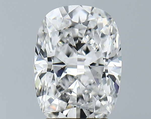 Lab-Grown 2.86 Carat Cushion Brilliant Diamond color E Clarity VVS2 With GIA Certificate, precious stones, engagement diamonds