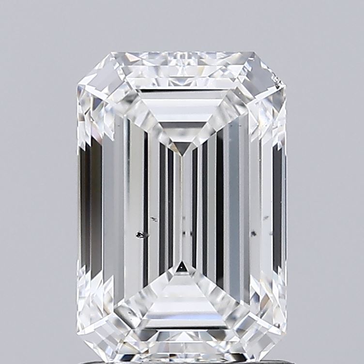 Lab-Grown 1.51 Carat Emerald Cut Diamond color E Clarity SI1 With GIA Certificate, precious stones, engagement diamonds