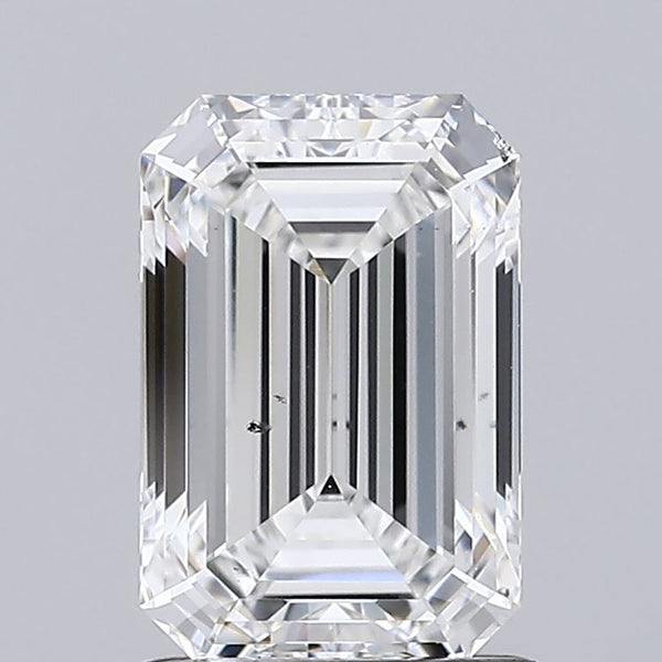 Lab-Grown 1.51 Carat Emerald Cut Diamond color E Clarity SI1 With GIA Certificate, precious stones, engagement diamonds