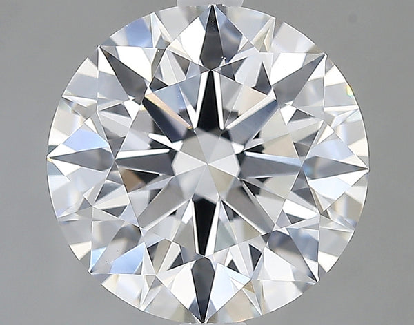 Lab-Grown 3.10 Carat Round Brilliant Diamond color D Clarity VVS2, precious stones, engagement diamonds