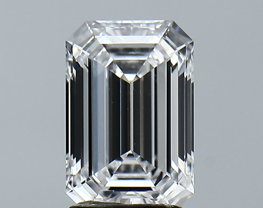 Lab-Grown 2.08 Carat Emerald Cut Diamond color D Clarity VVS2 With GIA Certificate, precious stones, engagement diamonds