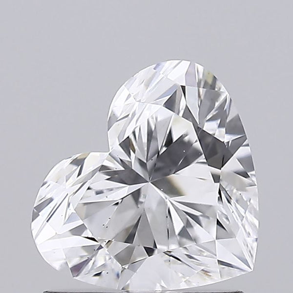 Lab-Grown 1.08 Carat Heart Shape Diamond color D Clarity VS2 With GIA Certificate, precious stones, engagement diamonds