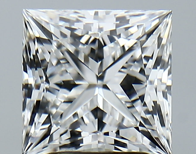 Lab-Grown 2.63 Carat Princess Cut Diamond color E Clarity VVS2, precious stones, engagement diamonds