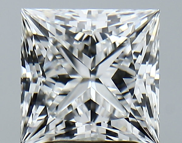Lab-Grown 2.63 Carat Princess Cut Diamond color E Clarity VVS2, precious stones, engagement diamonds
