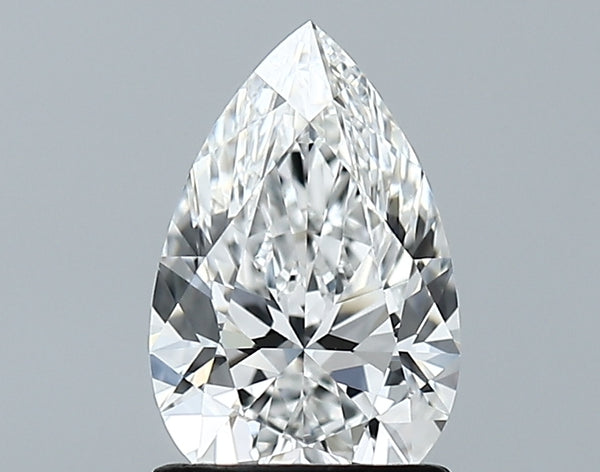 Lab-Grown 1.28 Carat Pear Shape Diamond color E Clarity VVS1 With GIA Certificate, precious stones, engagement diamonds