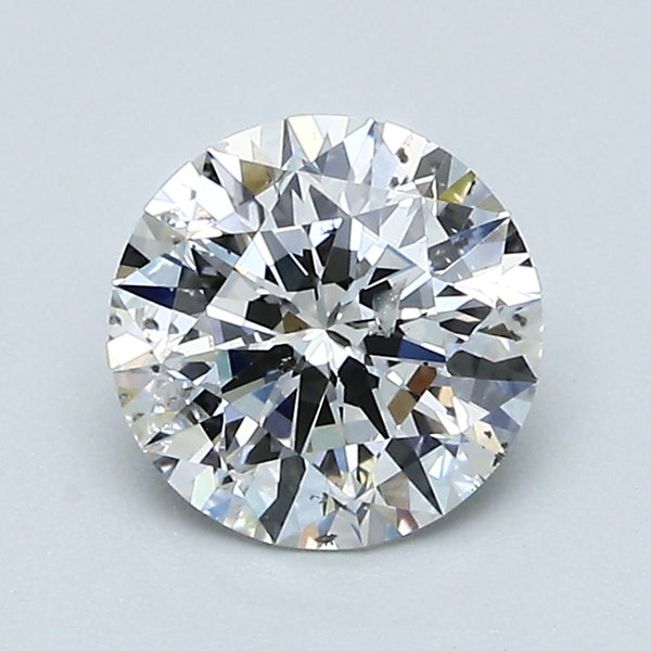1.21 Carat Round Brilliant Natural Mined Diamond H Color I1 Clarity With GIA Certificate, natural diamonds, precious stones, engagement diamonds