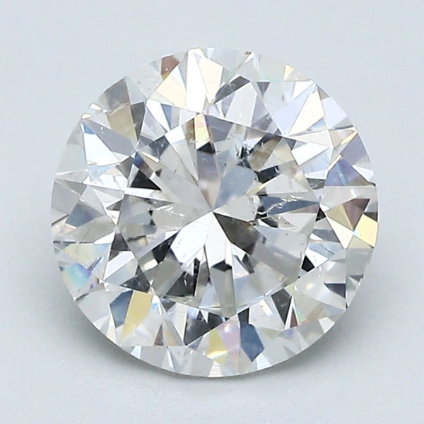 1.68 Carat Round Brilliant Natural Mined Diamond H Color I1 Clarity With GIA Certificate, natural diamonds, precious stones, engagement diamonds