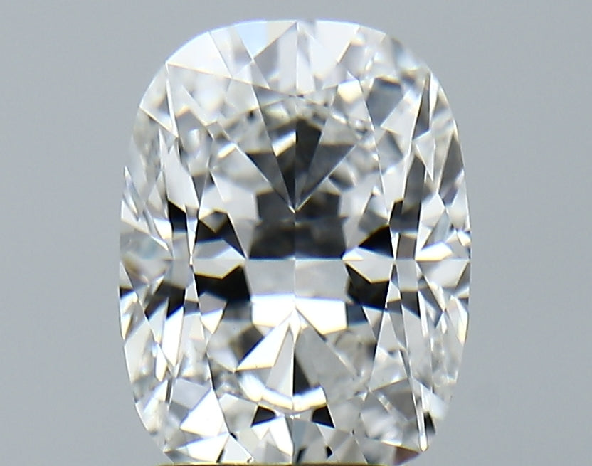 Lab-Grown 2.58 Carat Cushion Brilliant Diamond color E Clarity VVS1, precious stones, engagement diamonds