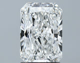 Lab-Grown 1.71 Carat Radiant Cut Diamond color E Clarity VVS2 With GIA Certificate, precious stones, engagement diamonds