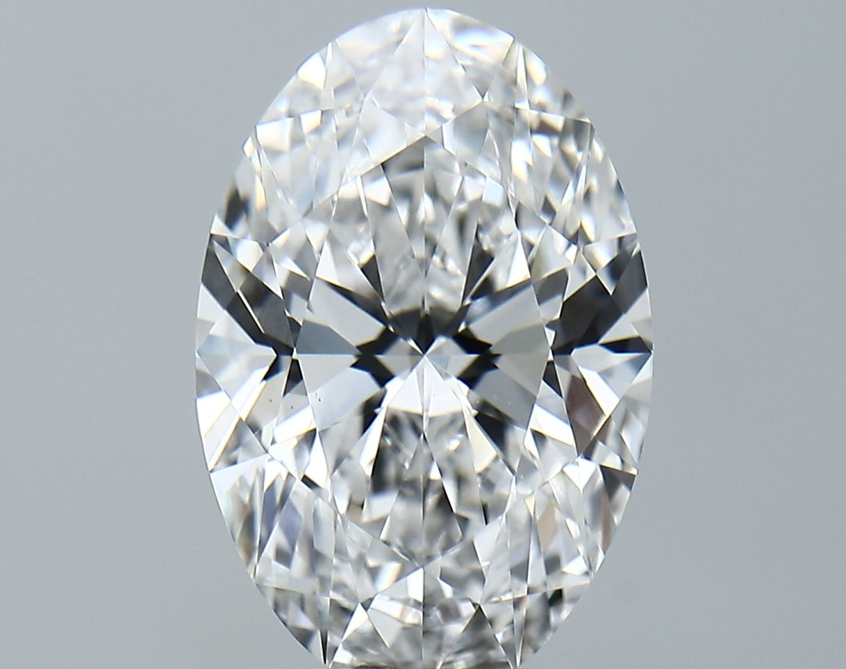 Lab-Grown 5.57 Carat Oval Shape Diamond color E Clarity VVS2 With GIA Certificate, precious stones, engagement diamonds